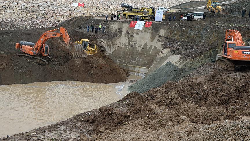 Yukarı Afrin Barajı'nda su tutulmaya başlandı
