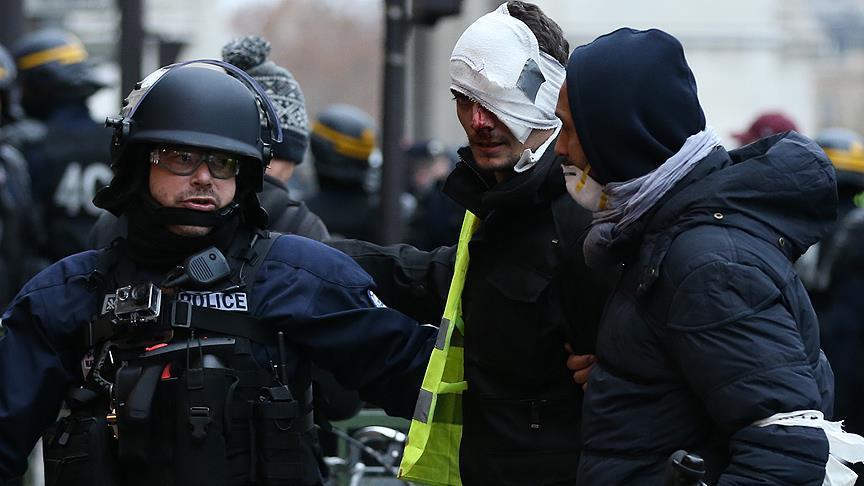 توقيف 167 متظاهرا بباريس في الحراك التاسع لـ"السترات الصفراء"