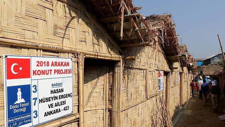 ترکیه 1600 پناهگاه برای مسلمانان آراکان ساخته است