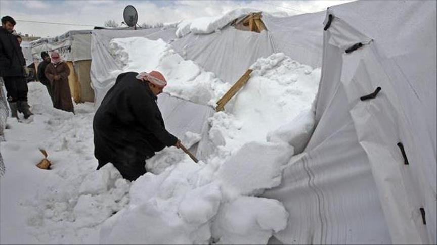 15 Syrian children die of freezing weather
