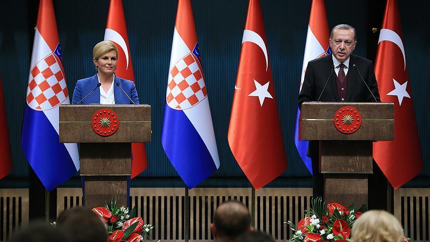 Erdogan : Les relations Turquie-Croatie abordées dans toutes leurs dimensions 