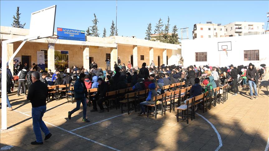 Afrin'de karne heyecanı