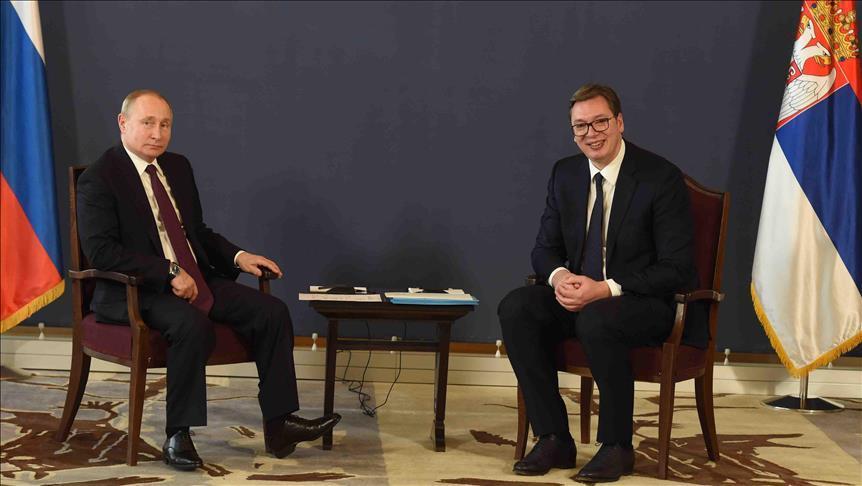Путин: „Мило ми е што имаме нов правец во развојот на односите меѓу Русија и Србија“