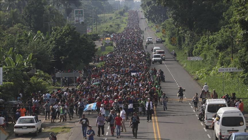 Fresh US-bound migrant caravan arrives in Mexico