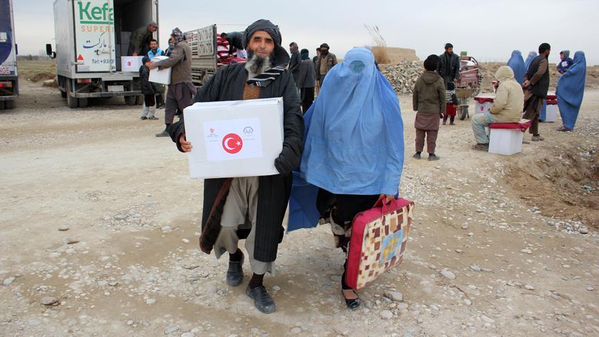 Turkish aid group helps refugee families in Afghanistan