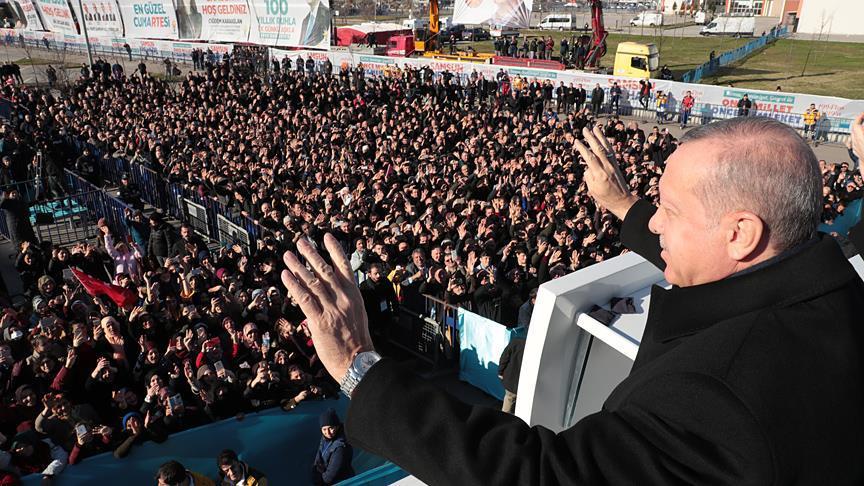 Turkey walked upward path over last 16 years: Erdogan