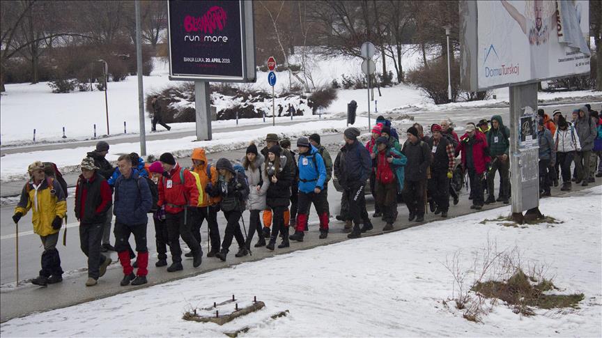 Više stotina građana Zenice na manifestaciji "Pješačenjem do zdravlja"