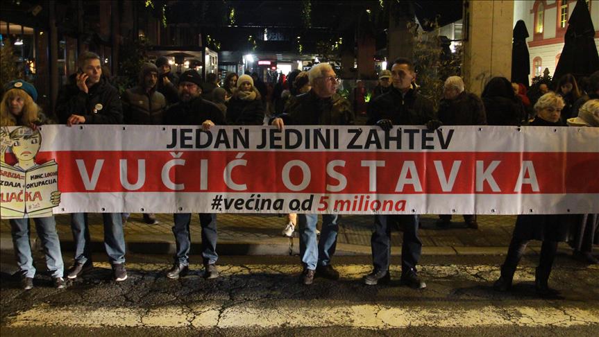 Beograd: Počeo protest protiv vlasti “Jedan od pet miliona"