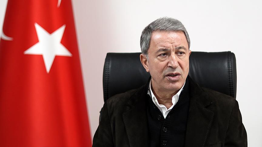 Bakan Akar: Mehmetçik Zeytin Dalı Harekatı'nda destan yazmıştır