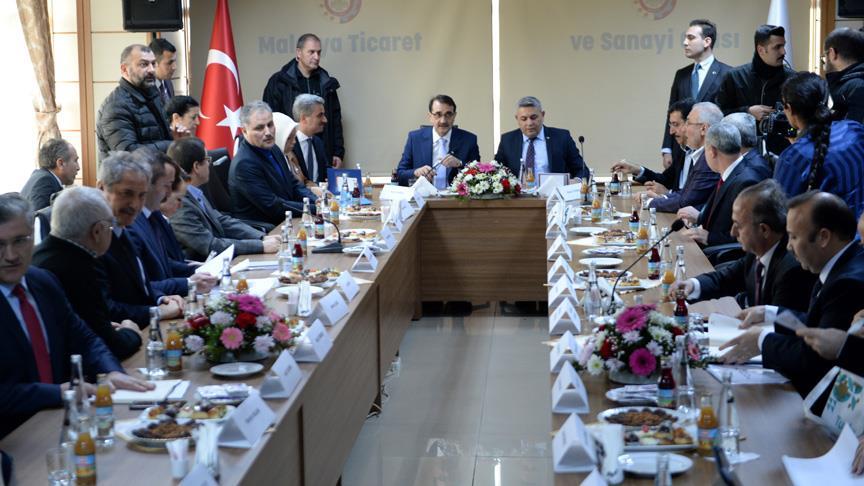 Bakan Dönmez maden sektörünün temsilcileriyle buluştu