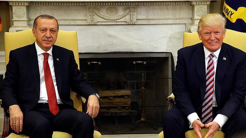 گفتگوی تلفنی اردوغان و ترامپ درباره منبج سوریه