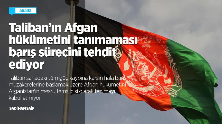 Taliban'ın Afgan hükümetini tanımaması barış sürecini tehdit ediyor