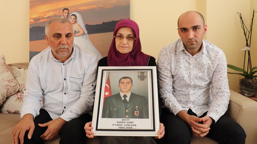 Afrin şehidinin babaevinde hüzün ve gurur bir arada yaşanıyor