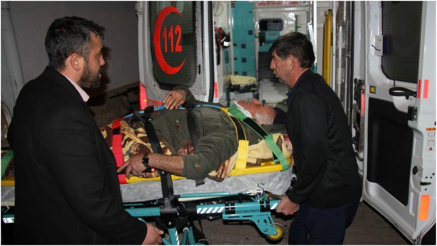 Yaralı vatandaş 8 saatlik çalışmayla hastaneye ulaştırıldı