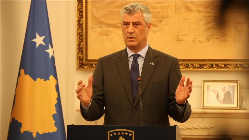 Thaci Pregovaračkoj ekipi predao izvještaj o dijalogu u Briselu