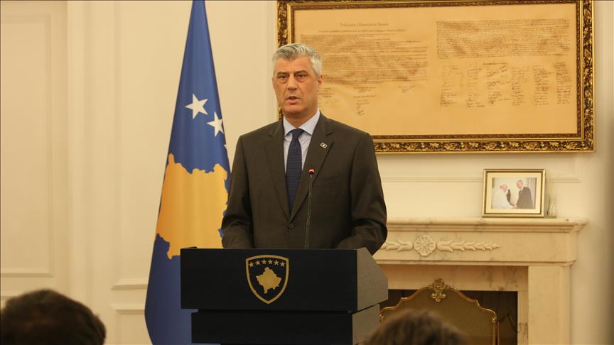 Thaçi i dorëzoi Ekipit Negociator të Kosovës raportin e dialogut në Bruksel