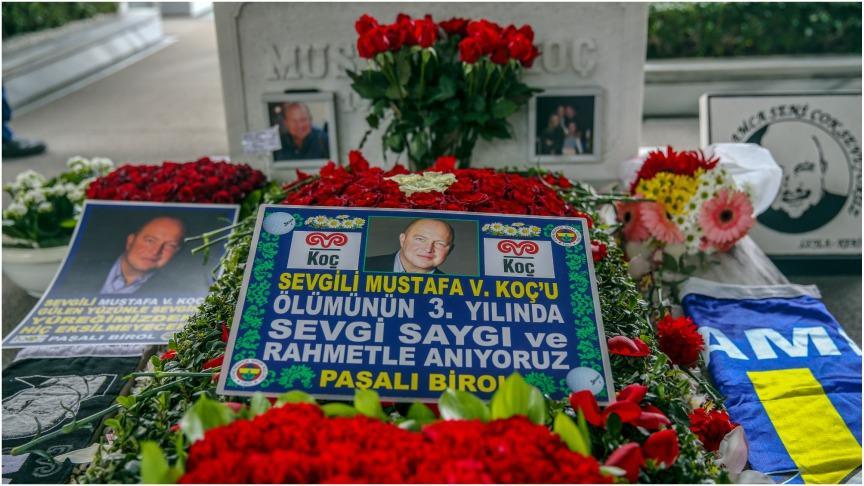 Mustafa Koç mezarı başında anıldı