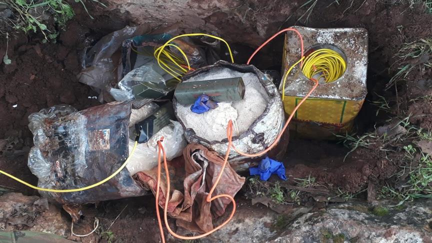 Mardin'de 150 kilogram patlayıcı ele geçirildi