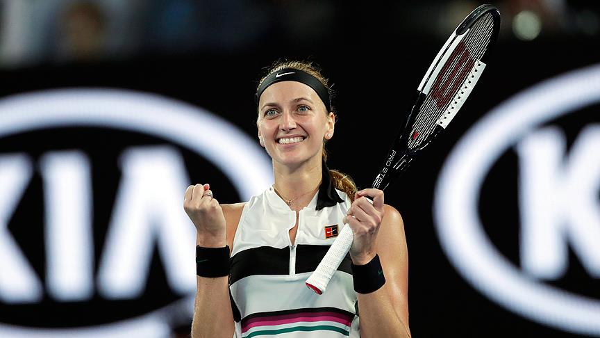 Kvitova Avustralya Açık'ta yarı finalde