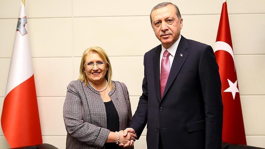 Première visite officielle d'un chef d'État maltais en Turquie 