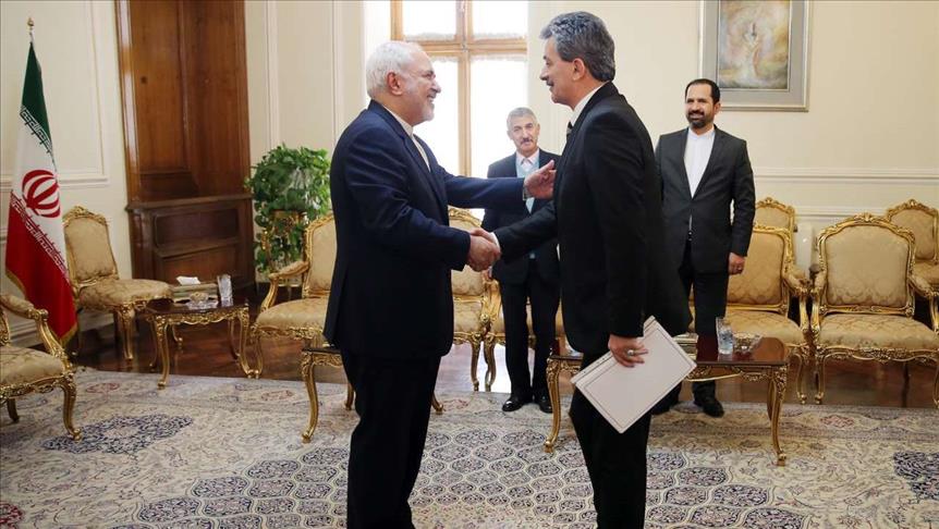 دیدار سفیر جدید ترکیه  با ظریف در تهران