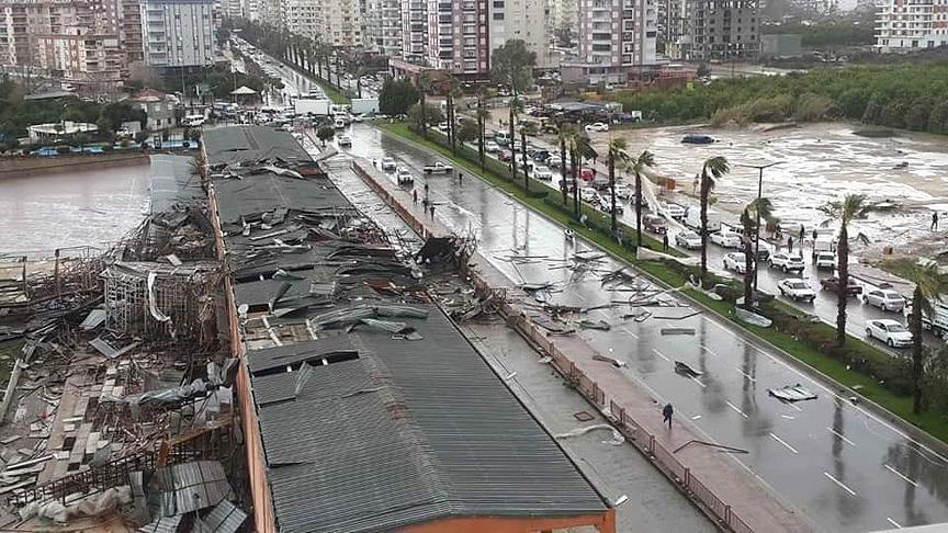 Tornado in Turkish Mediterranean kills 2, injures 11