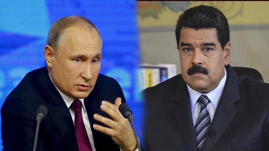 In phone call, Putin supports Venezuela's Maduro