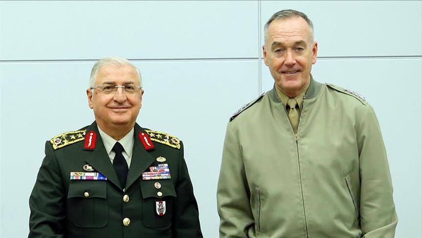 US, Turkish generals discuss Syria, Daesh in call