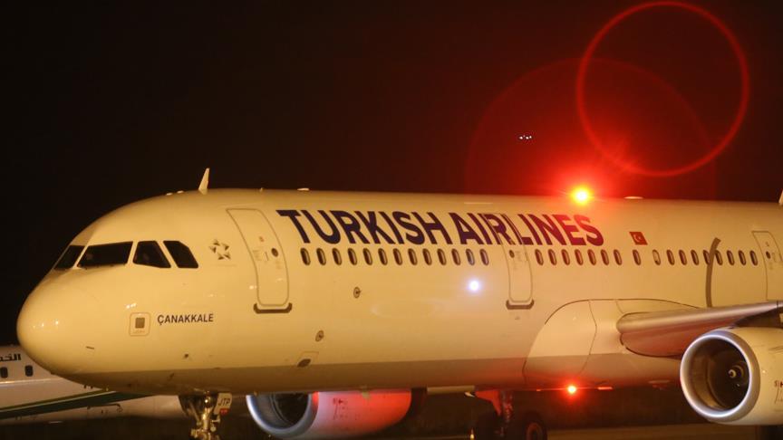 Türkiye’den Süleymaniye’ye ilk uçak seferi gerçekleşti 