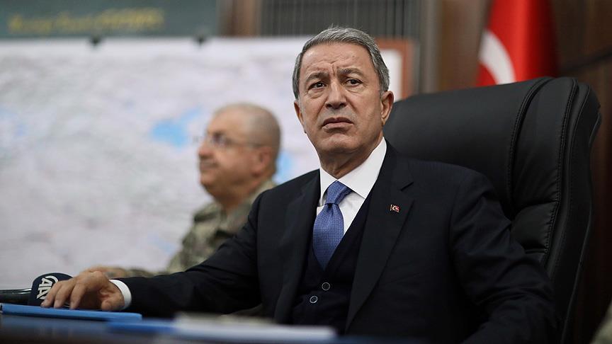Milli Savunma Bakanı Akar: Mehmetçik bu provokasyonları boşa çıkardı