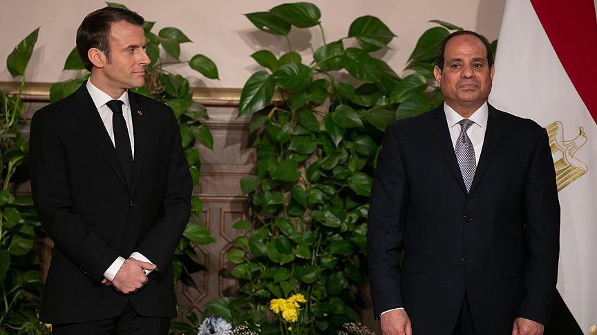 Macron'dan Sisi'ye 'milyar avroluk' ziyaret