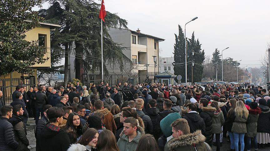 Протест против поддршката на Владата на Македонија за весникот на ФЕТО