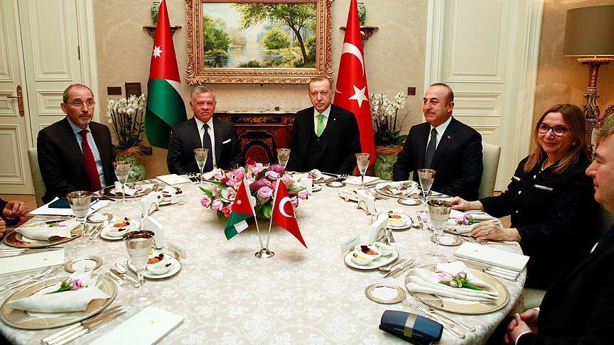 دیدار اردوغان و عبدالله دوم در استانبول