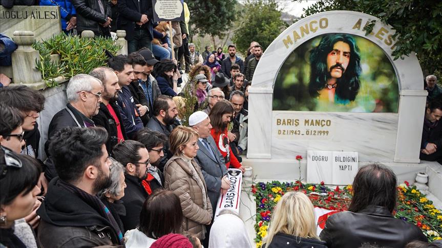 Image result for Barış Manço mezarı"