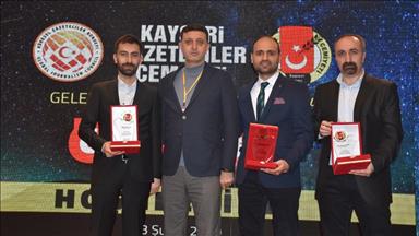 Kayseri Gazeteciler Cemiyeti'nden AA'ya 3 ödül