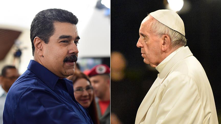 Maduro'dan Papa'ya mektup