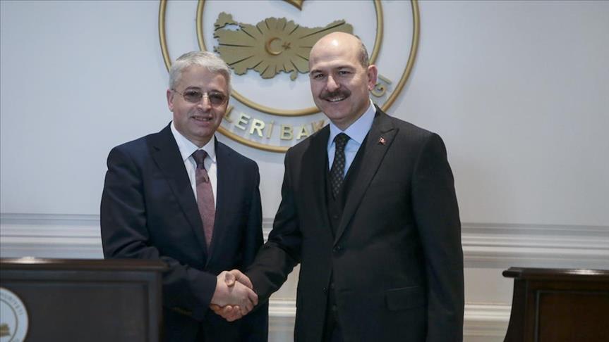 Turkish interior minister meets Albanian counterpart