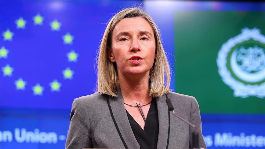 EU stresses political solution for Syria crisis