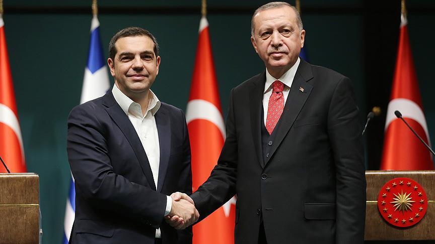 Erdogan-Tsipras meeting makes headlines in Greece