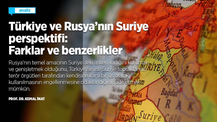 Türkiye ve Rusya’nın Suriye perspektifi: Farklar ve benzerlikler