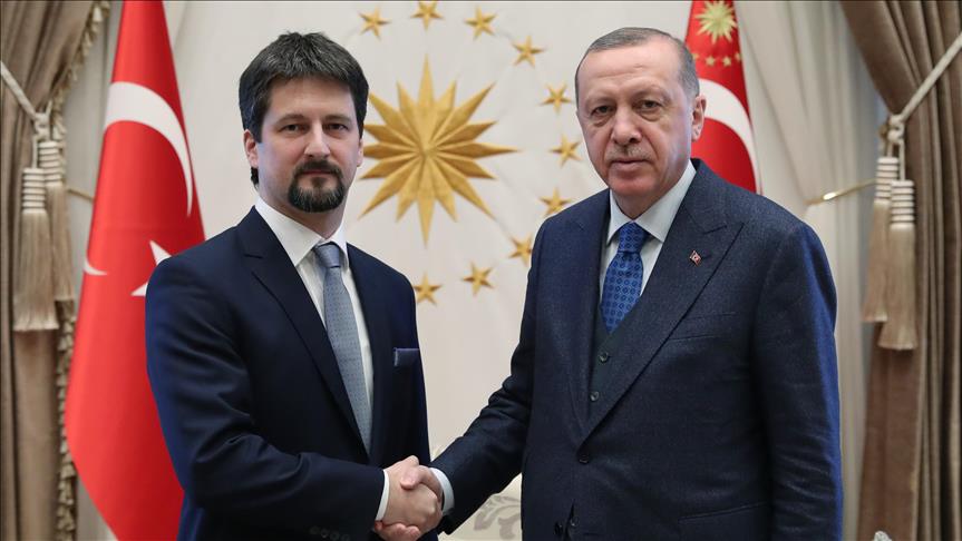 السفير المجري يقدم أوراق اعتماده إلى الرئيس أردوغان