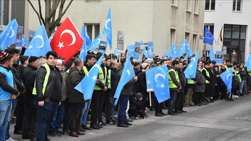 Protesters in Australia voice solidarity with Uighurs