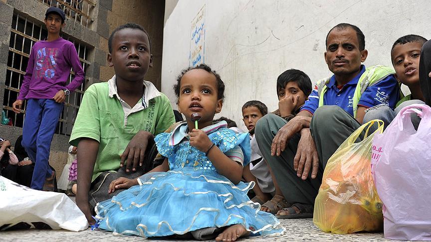 Turkish aid agency sends food aid to families in Yemen