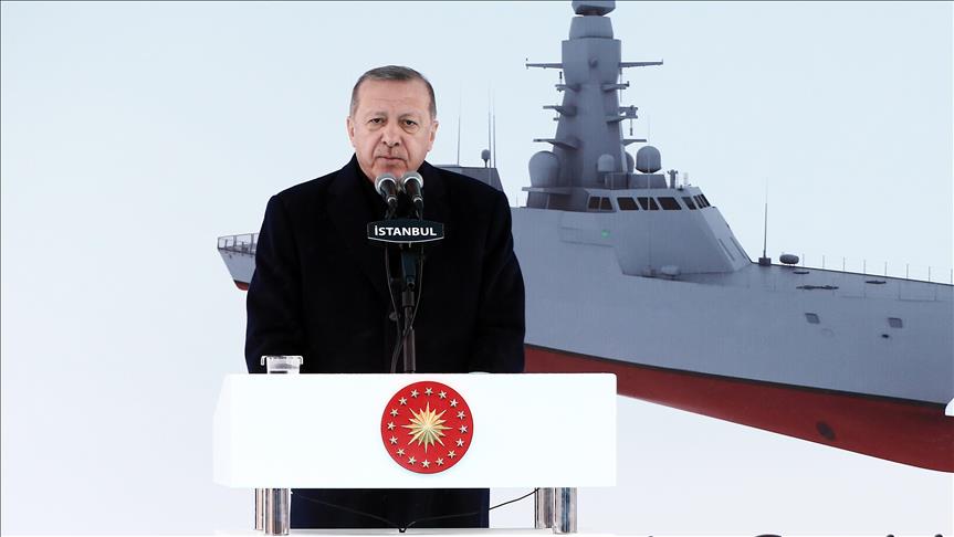 ErdoÄan: Industria turke e anijeve ka lulÃ«zuar nÃ« 16 vitet e fundit