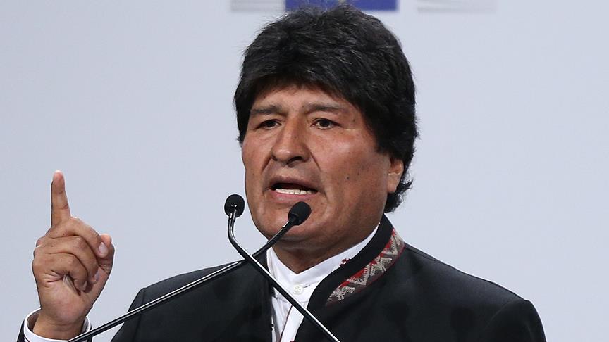 Morales'den yabancı askeri müdahaleyi reddetmeyen Guiado'ya tepki