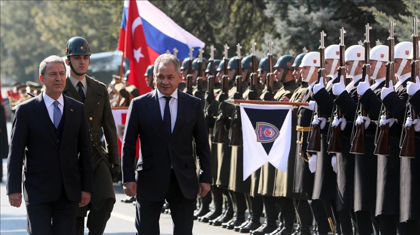 Turkish, Russian defense ministers meet in Ankara
