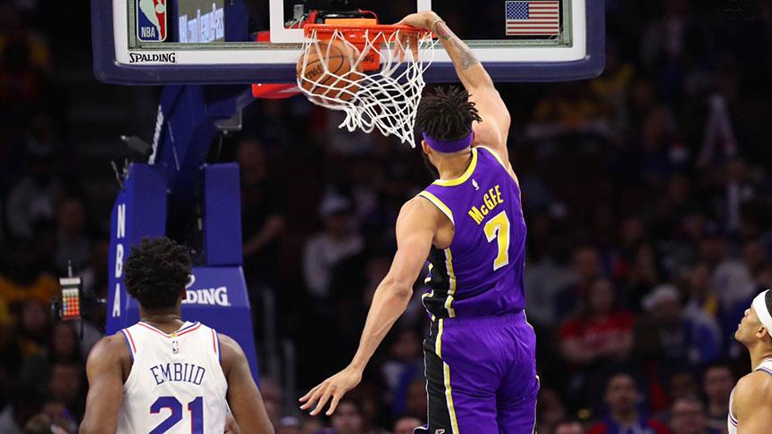 Philadelphia 76ers, Lakers'ı farklı yendi