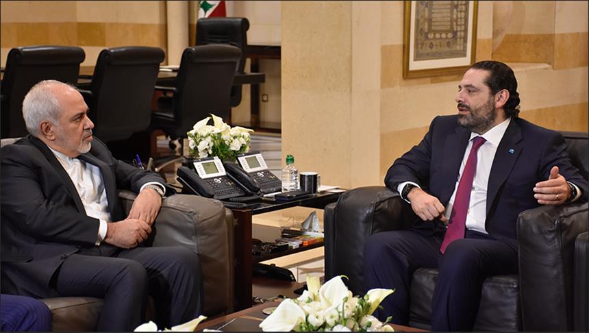 الحريري لظريف: نحترم تعهداتنا تجاه المجتمعين العربي والدولي