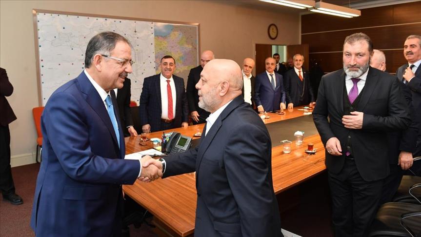 Özhaseki, Hak-İş heyeti ile görüştü