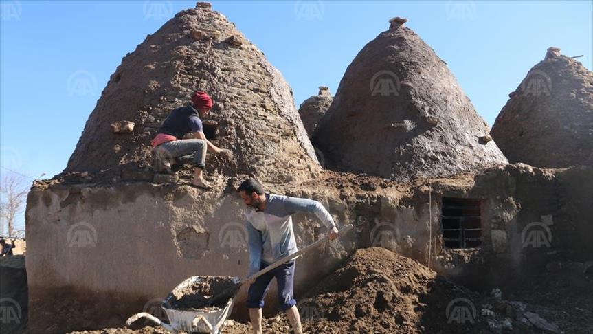ئورفا.. خانووه گومهزهدارهكانی حەڕان نۆژهندهكرێنهوه